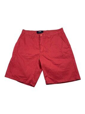 Vilebrequin Men's Cotton Stretch Flat Front Chino Shorts Nantucket Red • Size 30